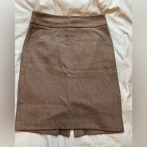 Vivienne Tam Brown Pencil Skirt  sz 6